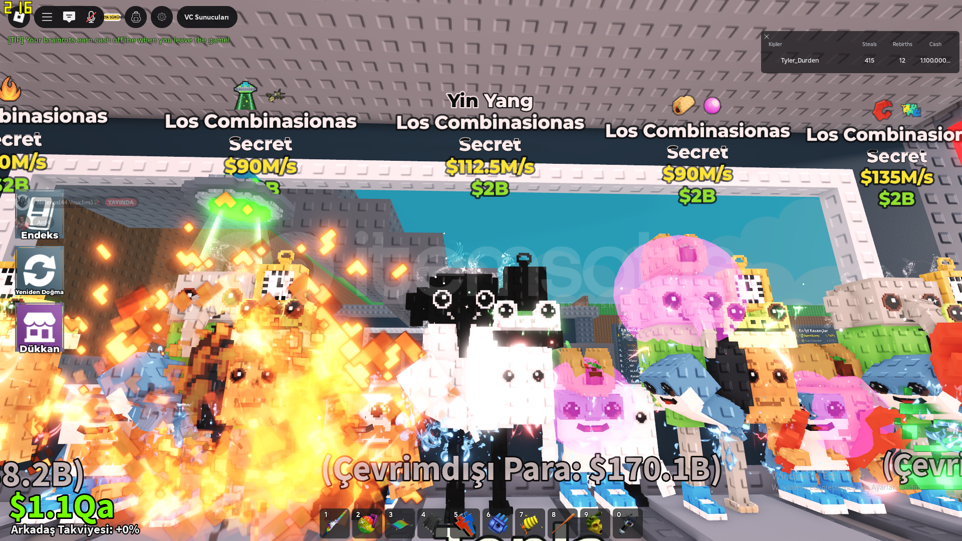 Los Combinasionas 112.5m saniye Los Combinasionas 112.5m saniye