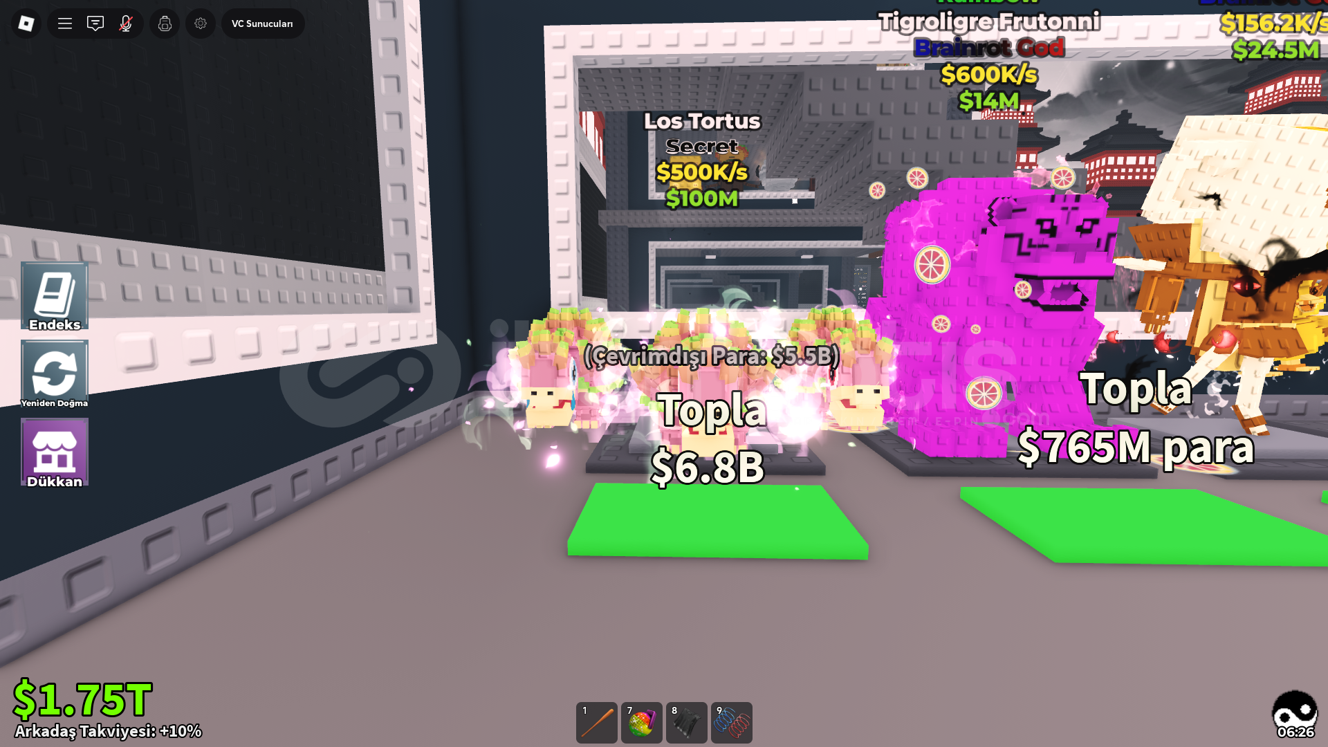 los tortus secret saniyede 500k en ucuzu
