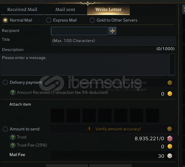 Lost Ark Euc tüm serverlara 250k Gold 750 TL Lost Ark Euc tüm serverlara 250k Gold 750 TL