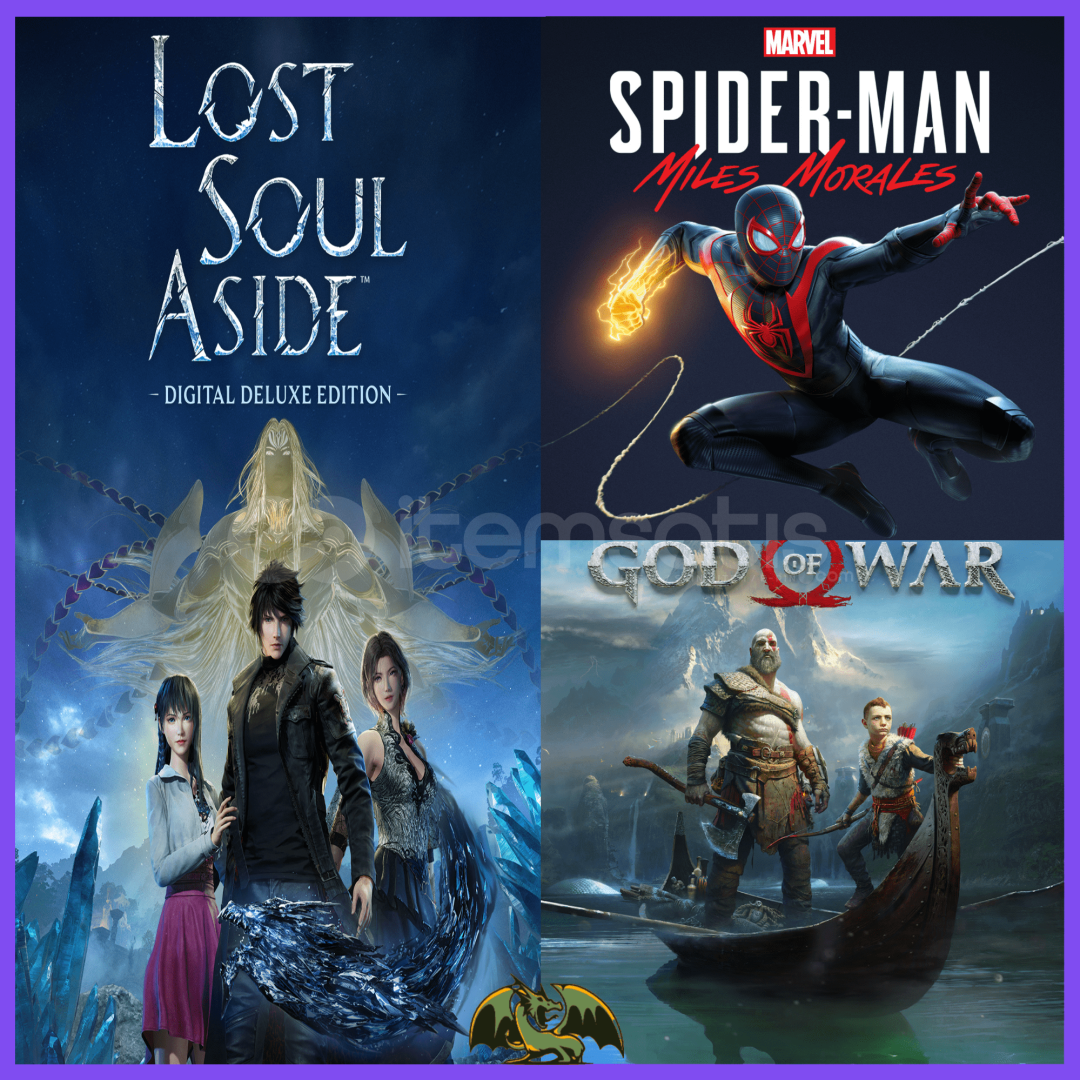 Lost Soul Aside + Miles + God of War Lost Soul Aside + Miles + God of War