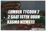 LUMBER TYCOON 2 ODUN KASMA HİZMETİ