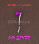 Lumber Tycoon 2 Alpha Axe of Testing [20 ADET] 
