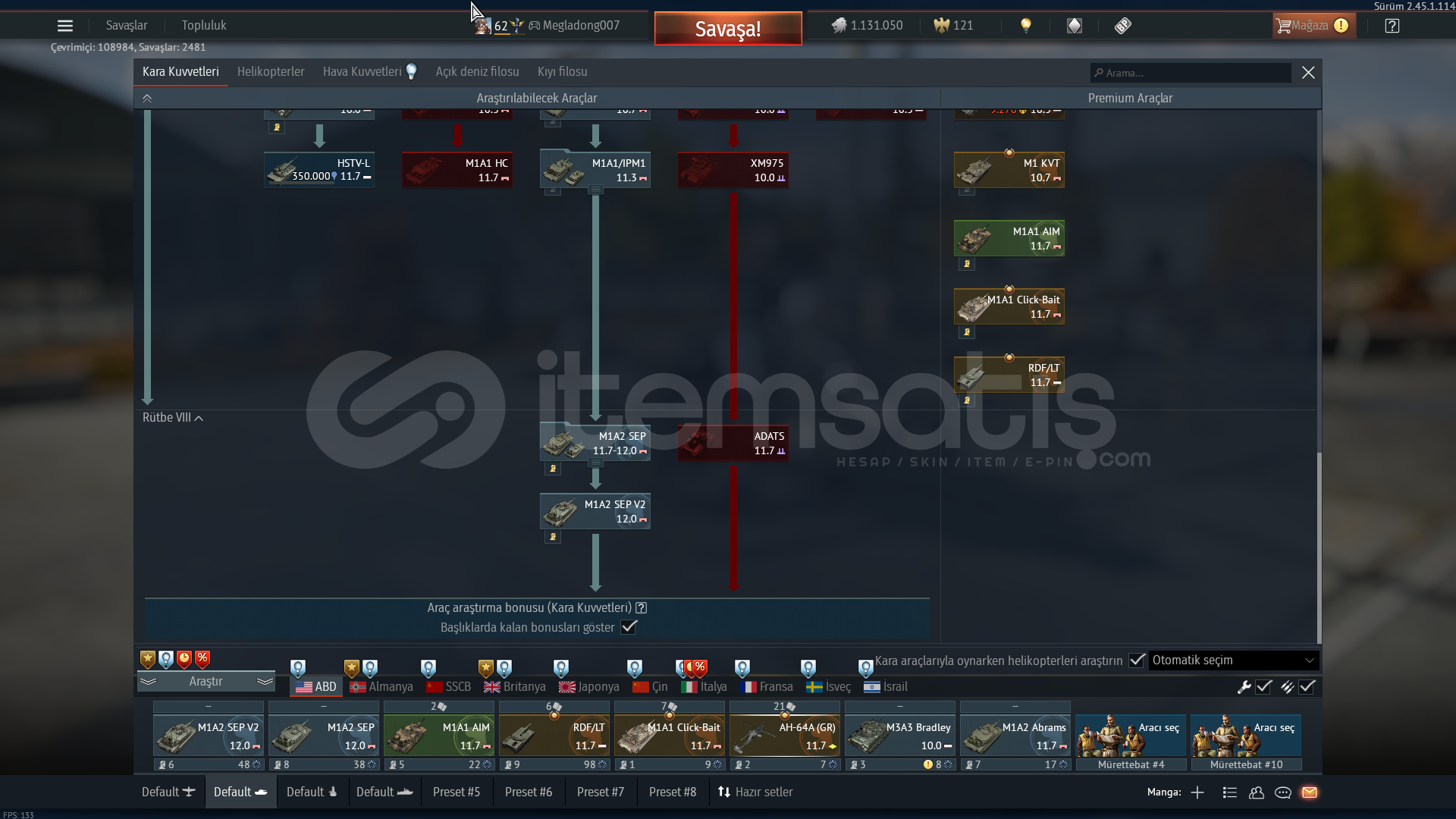 M1A2 SEP V2 RDF/LT AH-64A GR CHALLENGER 2 OES M1A2 SEP V2 RDF/LT AH-64A GR CHALLENGER 2 OES