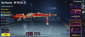 M416 7 maxx 49 destaslı 1 tane porsche 