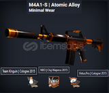 M4A1-S Atomic Alloy Minimal Wear 3 AD STİCKER