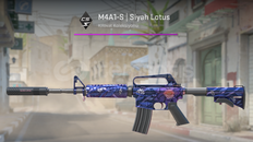 M4A1-S | Black Lotus (Fabrikadan Yeni Çıkmış)