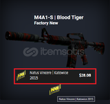 M4A1-S Blood Tiger Factory New