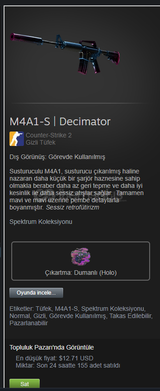 M4A1-S | Decimator en uygun