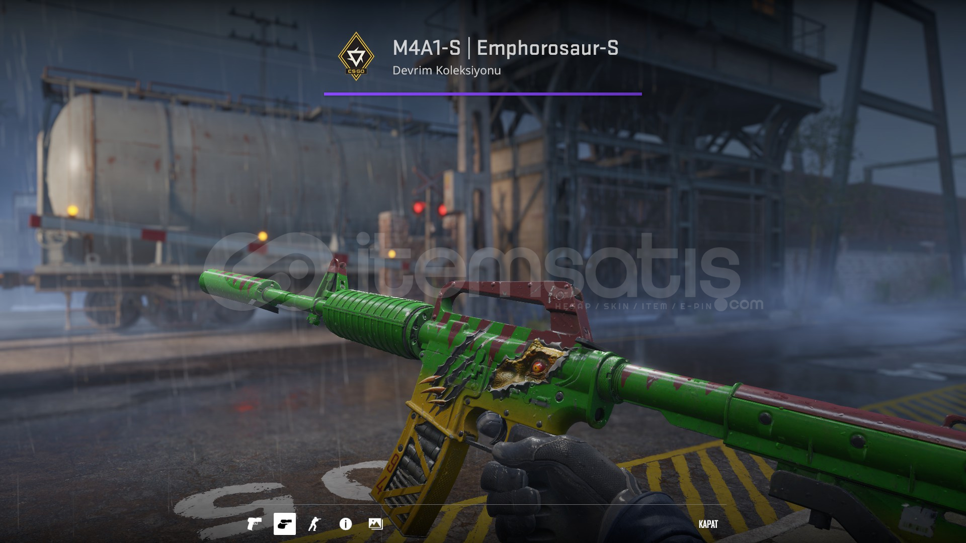 M4A1-S | Emphorosaur-S GÖREVDE KULLANILMIŞ M4A1-S | Emphorosaur-S GÖREVDE KULLANILMIŞ