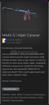 M4A1-S | Hiper Canavar