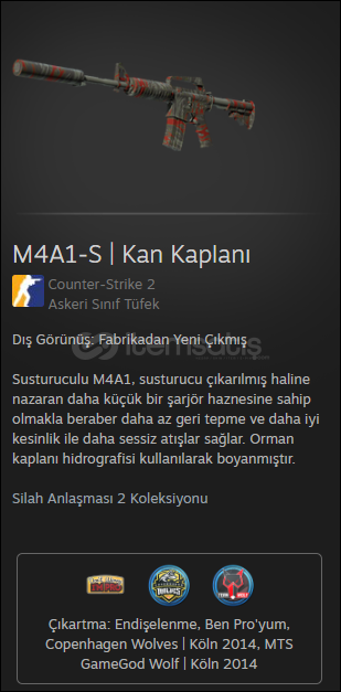 M4A1-S | Kan Kaplanı M4A1-S | Kan Kaplanı