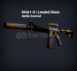 M4A1-S Leaded Glass Battle Scarred 3