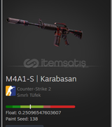 M4A1-S | Night Terror (Field-Tested) karabasan