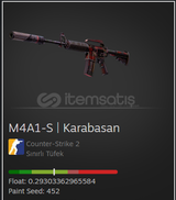 M4A1-S | Night Terror (Field-Tested) karabasan