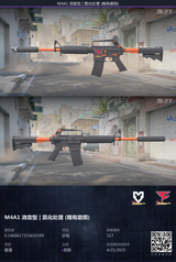M4A1-S | Nitro Minimal Wear 2 stickerli