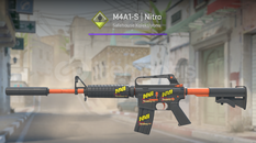 M4A1-S | Nitro (STİCKERLI)