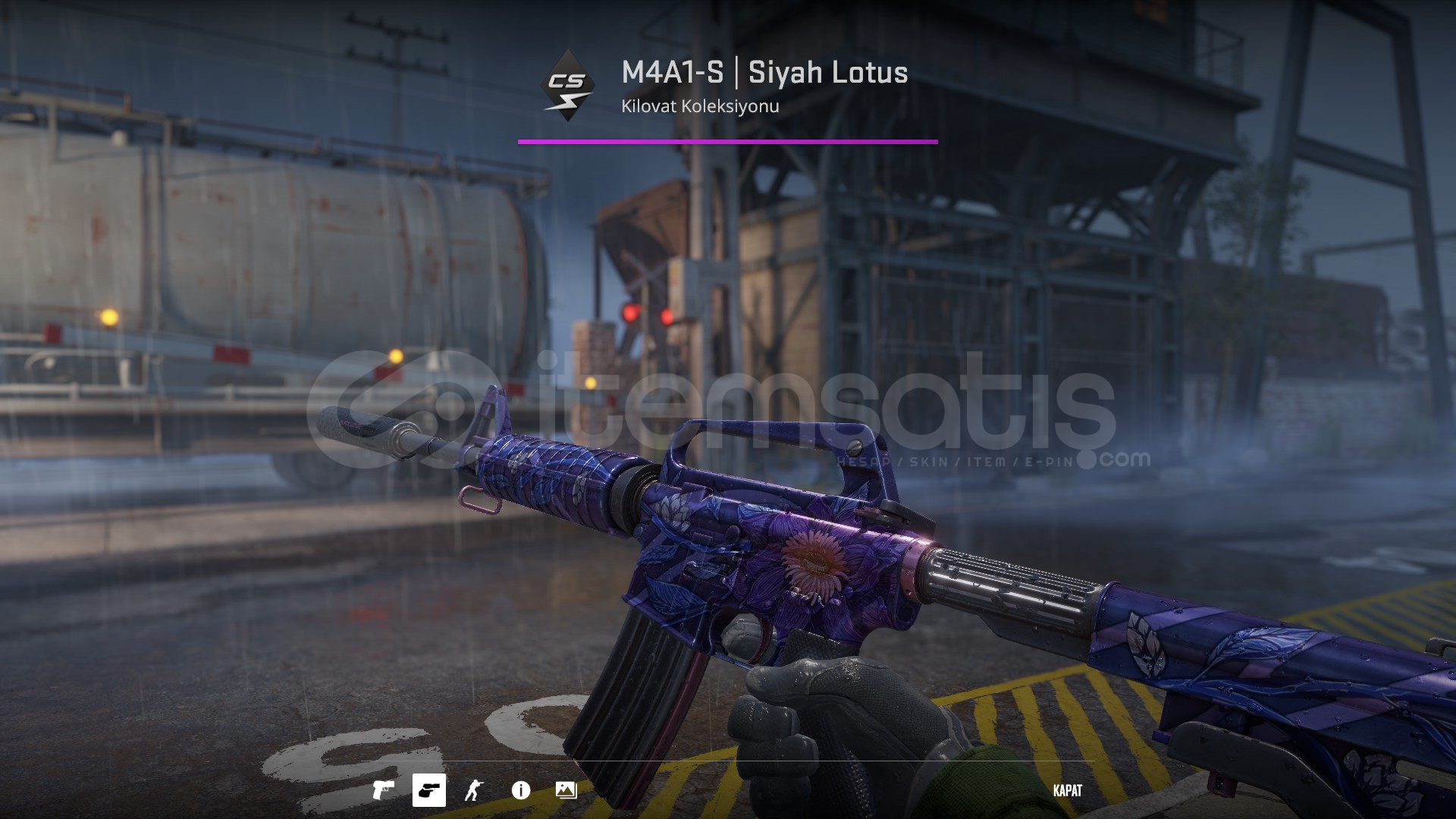 M4A1-S | Siyah Lotus FT 0.21 FLOAT  M4A1-S | Siyah Lotus FT 0.21 FLOAT