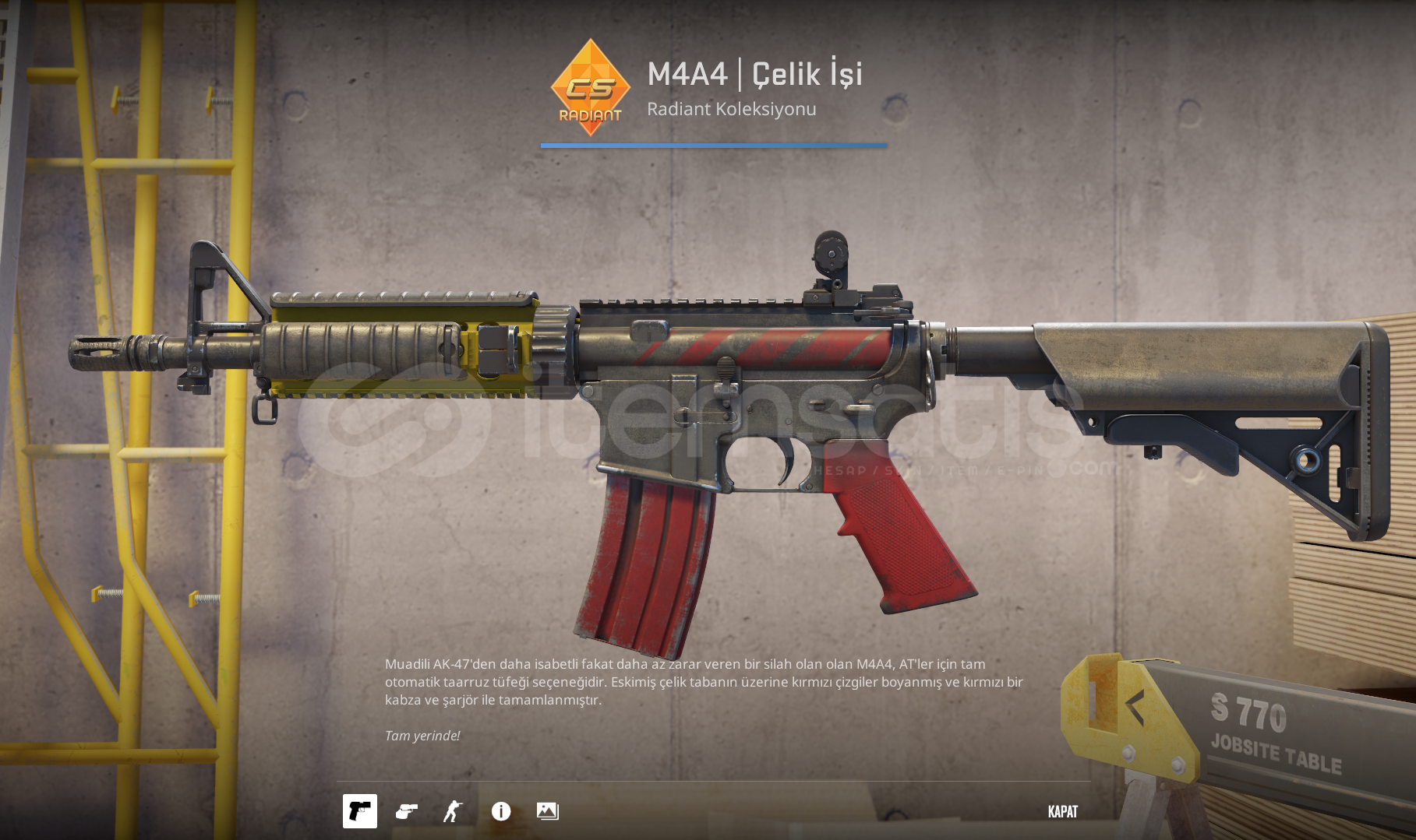 ⚡ M4A4 | Çelik İşi ⚡ M4A4 | Çelik İşi