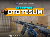 ⭐M4A4 Deniz Kamuflajı Görevde Kullanılmış ⭐