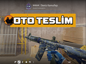 M4A4 DENİZ KAMUFLAJI GÖREVDE KULLANILMIŞ