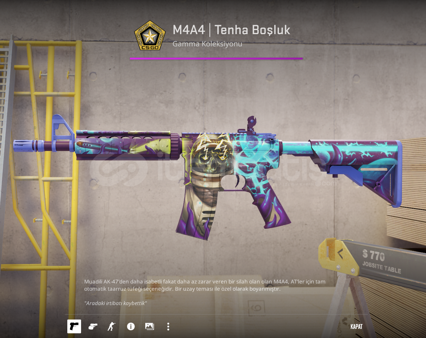 M4A4 | Desolate Space (Field-Tested) M4A4 | Desolate Space (Field-Tested)