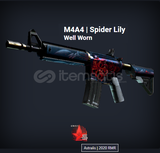 M4A4 Spider Lily Well Worn