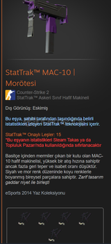 mac-10 morötesi - stattrak