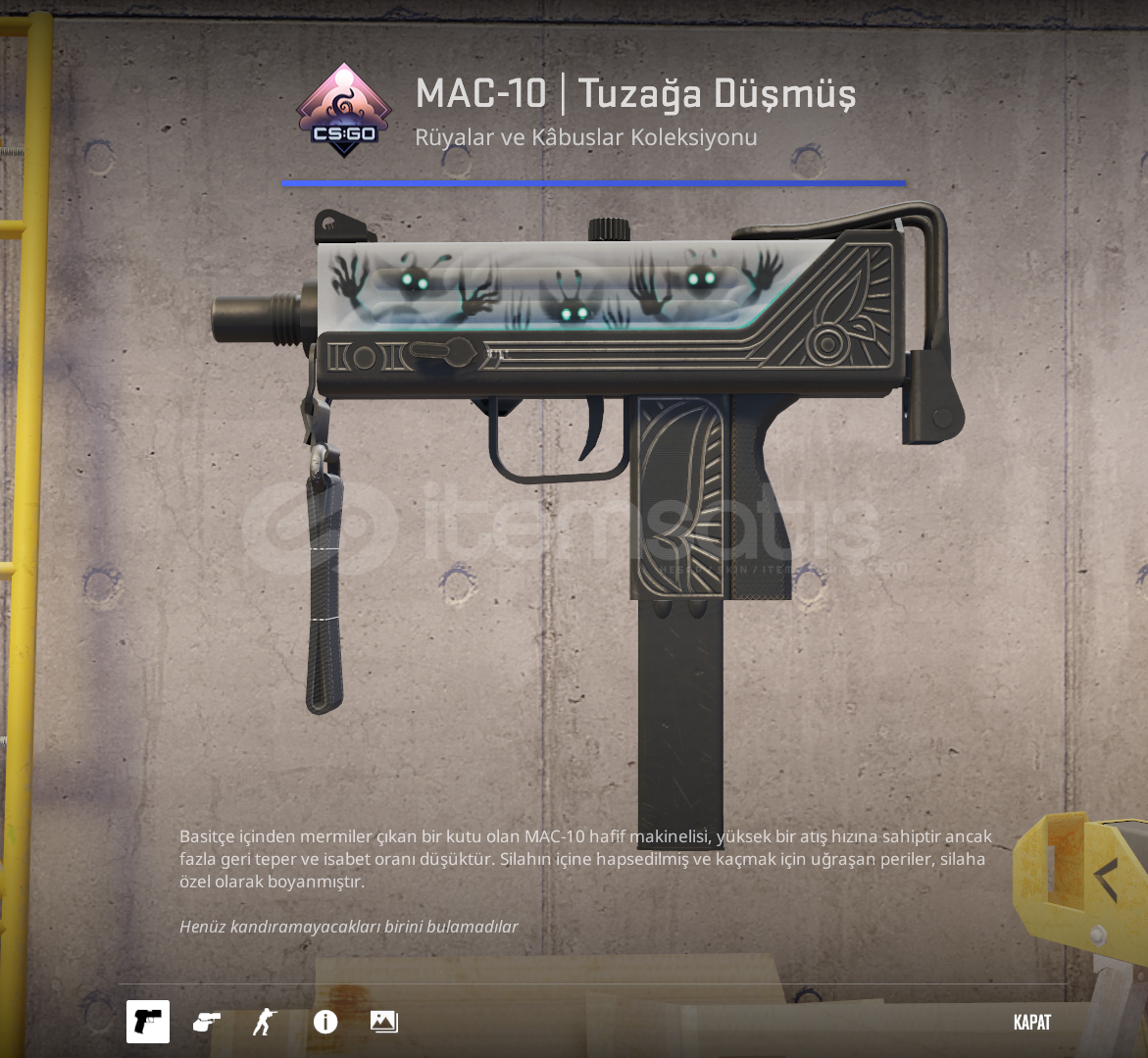 ⚡ MAC-10 | Tuzağa Düşmüş ⚡ MAC-10 | Tuzağa Düşmüş