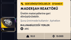 Maderşah Reaktörü