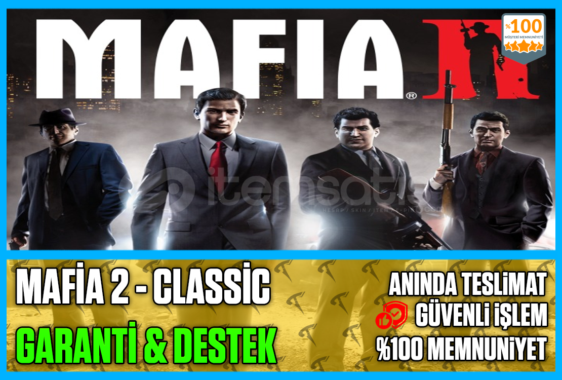 ⭐️☘️Mafia 2 Classic❤️Garanti & Sorunsuz❤️ ⭐️☘️Mafia 2 Classic❤️Garanti & Sorunsuz❤️