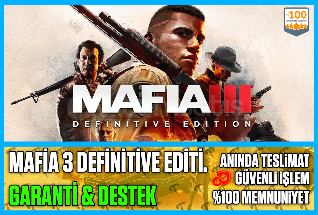 ⭐️☘️Mafia 3 Definitive Edition❤️Sorunsuz❤️ ⭐️☘️Mafia 3 Definitive Edition❤️Sorunsuz❤️