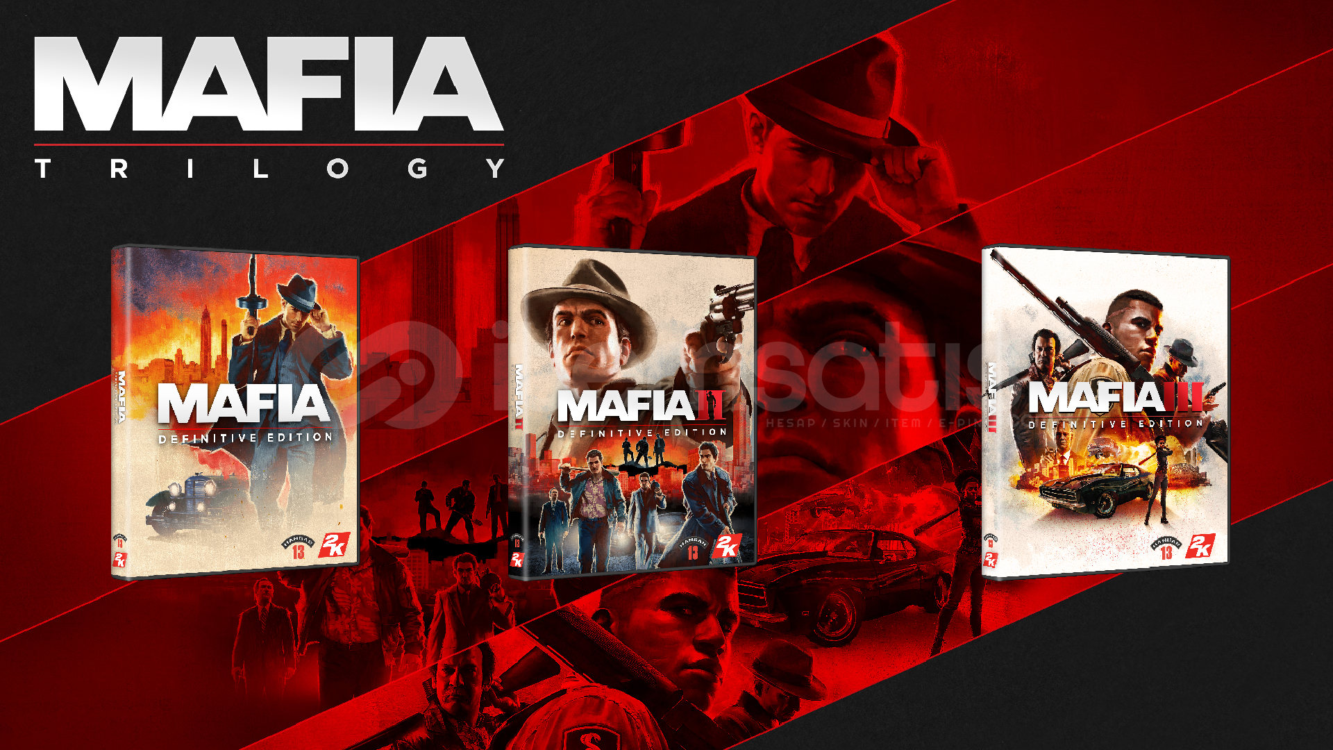 Mafia Trilogy PS4-PS5 GARANTİ DESTEK  Mafia Trilogy PS4-PS5 GARANTİ DESTEK