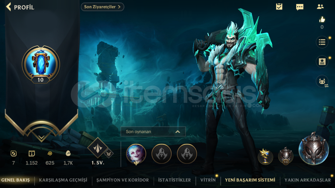 Mahvolmuş Draven 11453 Mavi öz Mahvolmuş Draven 11453 Mavi öz