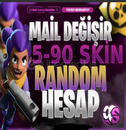 MAIL DEGISEN 5-90 SKİN GARANTİLİ RANDOM HESAP ❗️
