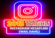 [MAİL DAHİL]⭐2013 Kurulum Hesaplar⭐