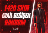 ⭐️[MAİL DEĞİŞEN] 1-120 SKİN FORTNİTE RANDOM⭐️