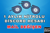  [MAİL DEĞİŞEN] 1 AYLIK NİTROLU DİSCORD HESABI