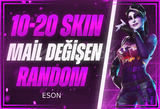 ⭐️[MAİL DEĞİŞEN] 10-20 SKİN FORTNİTE RANDOM