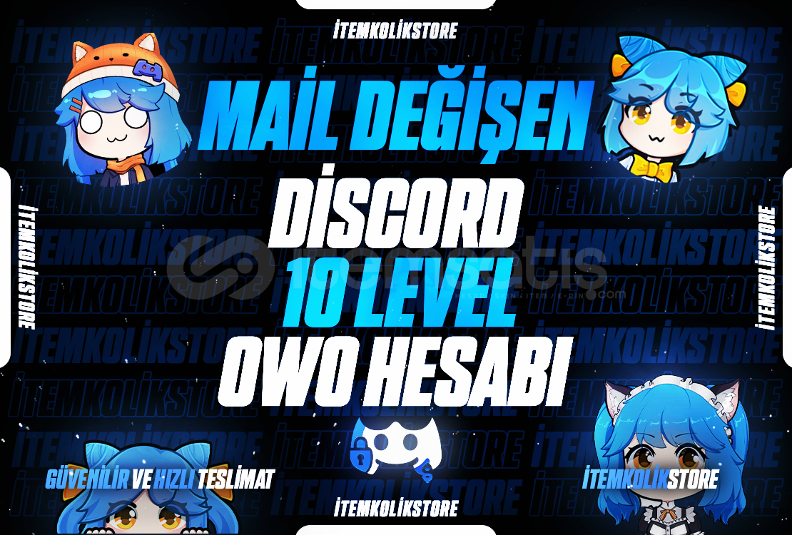 ( MAİL DEĞİŞEN ) 10 LEVEL DİSCORD OWO HESABI ( MAİL DEĞİŞEN ) 10 LEVEL DİSCORD OWO HESABI