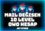 [Mail Değişen] 10 Level Owo Hesabı KAMPANYA!!