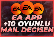 ⭐[MAİL DEĞİŞEN] +10 Oyun Garanti EA APP Hesap⭐