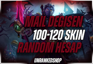 MAİL DEĞİŞEN %100 100-120 SKİN RANDOM HESAP