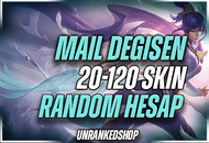 MAİL DEĞİŞEN %100 20-120 SKİN RANDOM HESAP