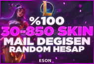⭐️[MAİL DEGİSEN] %100 30-850 SKİN GARANTİ