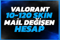 ⭐️[MAİL DEGİSEN] %100 TR 10-120 SKİN HESAP⭐️