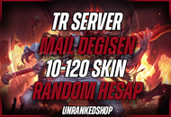 MAİL DEĞİŞEN %100 TR 10-120 SKİN RANDOM HESAP