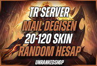 MAİL DEĞİŞEN %100 TR 20-120 SKİN RANDOM HESAP