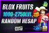 ⭐Mail Değişen 1000-2750 LEVEL BLOX FRUİT Hesap