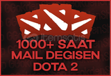 [⭐MAİL DEĞİŞEN] 1000+ Saat Dota 2