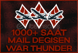 [⭐MAİL DEĞİŞEN] 1000+ Saat War Thunder